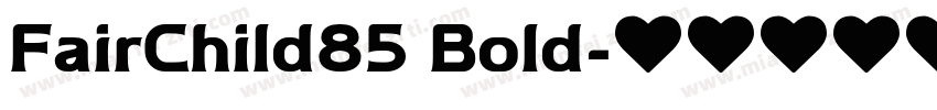 FairChild85 Bold字体转换